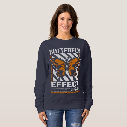 Butterfly Effect Chaos Theory T-shirt (Voorkant volledig)
