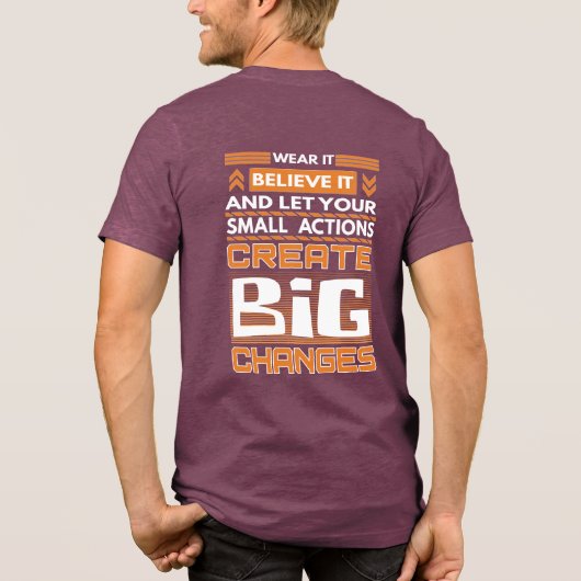 Butterfly Effect Chaos Theory Tri-Blend Shirt (Achterkant)