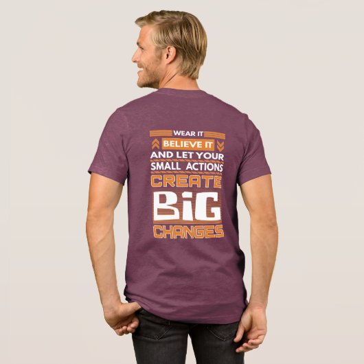 Butterfly Effect Chaos Theory Tri-Blend Shirt (Voorkant)