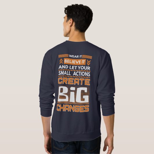 Butterfly Effect Chaos Theory Trui (Achterkant volledig)