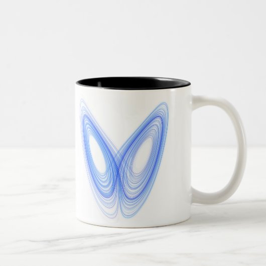 Butterfly-effect — geek tweekleurige koffiemok (Rechts)