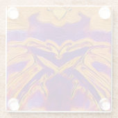 Butterfly-effect Glazen Onderzetter (Achterkant)