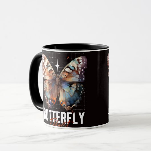 Butterfly effect mug mok (Voorkant links)