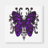 Butterfly-effect (paars) magneet (Voorkant)