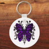 Butterfly-effect (paars) sleutelhanger (Voorkant)