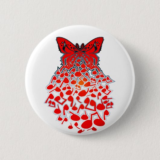Butterfly_Effect Ronde Button 5,7 Cm (Voorkant)
