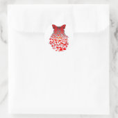 Butterfly_Effect Ronde Sticker (Tas)