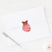 Butterfly_Effect Ronde Sticker (Envelop)