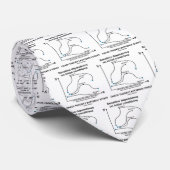 Butterfly-effect van Chaos Theory (natuurkunde) Stropdas (Opgerold)