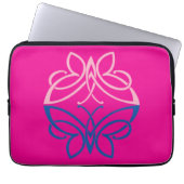 Butterfly Electronics Bag Laptop Sleeve (Voorkant)