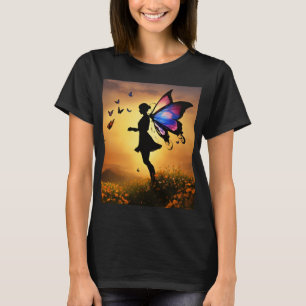 Butterfly Elegance - Artistiek grafisch T-shirt