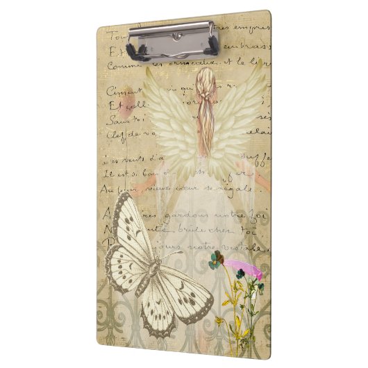 Butterfly en Angel Collage Klembord (Links)