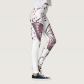 Butterfly en Cherry Blossom Mauve Leggings (Rechts)