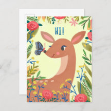 Butterfly en Deer