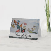 Butterfly en Fairy Queen Butterflies Fairies Bedankkaart (Voorkant)