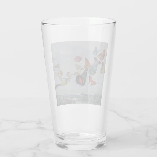 Butterfly en Fairy Queen Butterflies Fairies Glas (Achterkant)