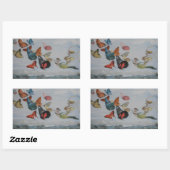 Butterfly en Fairy Queen Butterflies Fairies Rechthoekige Sticker (Vel)