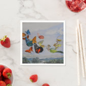 Butterfly en Fairy Queen Butterflies Fairies Servet (Insitu)