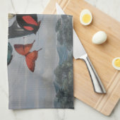 Butterfly en Fairy Queen Butterflies Fairies Theedoek (Quarter Fold)