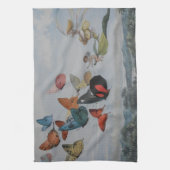 Butterfly en Fairy Queen Butterflies Fairies Theedoek (Verticaal)