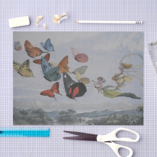 Butterfly en Fairy Queen Butterflies Fairies Tissuepapier (Craft)