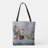 Butterfly en Fairy Queen Butterflies Fairies Tote Bag (Achterkant)