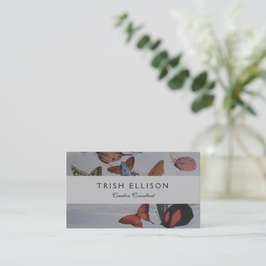 Butterfly en Fairy Queen Butterflies Fairies Visitekaartje (Staand voorkant)