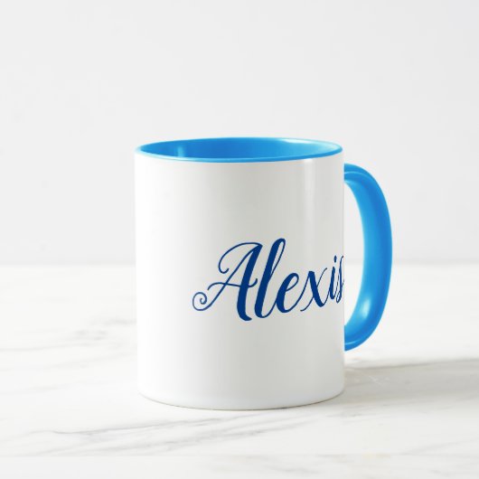 Butterfly en Flowers Wreatcustom quote and name Mok (Voorkant rechts)