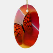 Butterfly en harten keramisch ornament (Rechts)