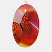Butterfly en harten keramisch ornament (Links)