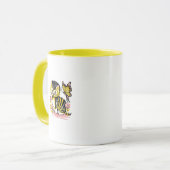 Butterfly en Kitten Mok (Voorkant links)