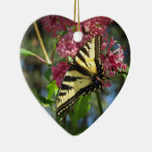 Butterfly en Lilacs Keramisch Ornament (Rechts)