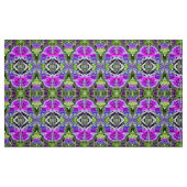 Butterfly en Medallion Batik Pattern in Violet Stof (Fat Quarter)