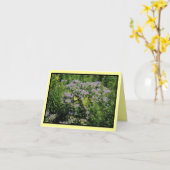 Butterfly en Monarda Notecard Kaart (Gele Bloem)