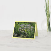 Butterfly en Monarda Notecard Kaart (Voorkant)