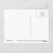 Butterfly en Plum Blossom Briefkaart (Achterkant)