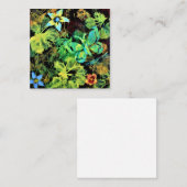 Butterfly en Rodilius Flower Card Notitiekaartje (Voorkant / Achterkant)