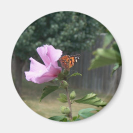 Butterfly en Roos van Sharon Magneet