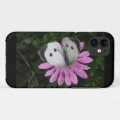 Butterfly en Roze Flowers iPhone 5 Hoesje (Achterkant (horizontaal))