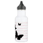 Butterfly en roze noten waterfles  (Rechts)