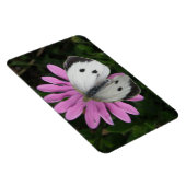 Butterfly en roze ventilator Premium Magnet Magneet (Rechterzijde)