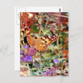 Butterfly en Rust Briefkaart (Voorkant / Achterkant)