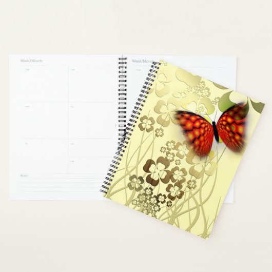 Butterfly en Shamrocks Planner (Display)
