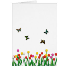 Butterfly en Tulips
