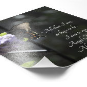 Butterfly en ventilator naar mijn moedertaal foto afdruk (Hoek)