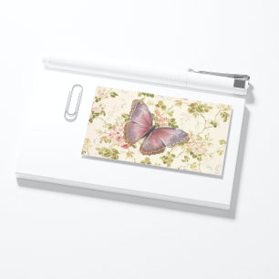 Butterfly en wijnstokken Shabby Chic Calling Cards Contactkaartje