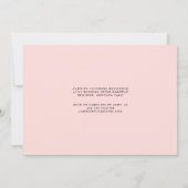 Butterfly en Wilde bloemen Zweet Birthday Party Kaart (Achterkant)