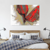 Butterfly Energy Canvas Afdruk (Insitu (Slaapkamer))