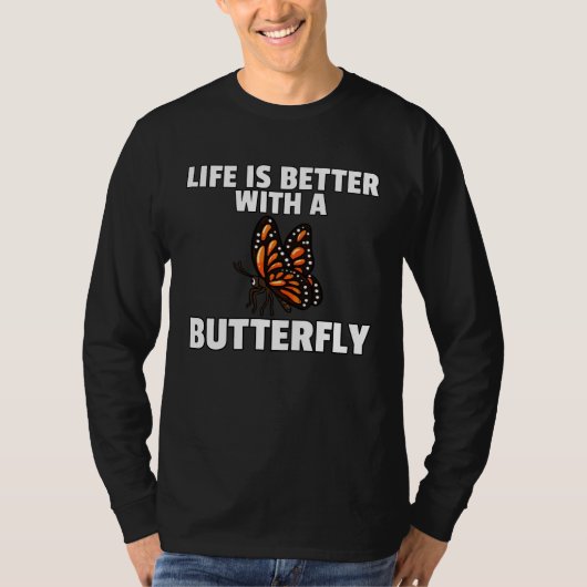 Butterfly Entomology Cute For Women Men T-shirt (Voorkant)