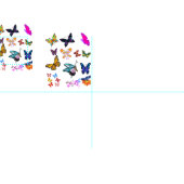 Butterfly Fabric Stof (Delen)